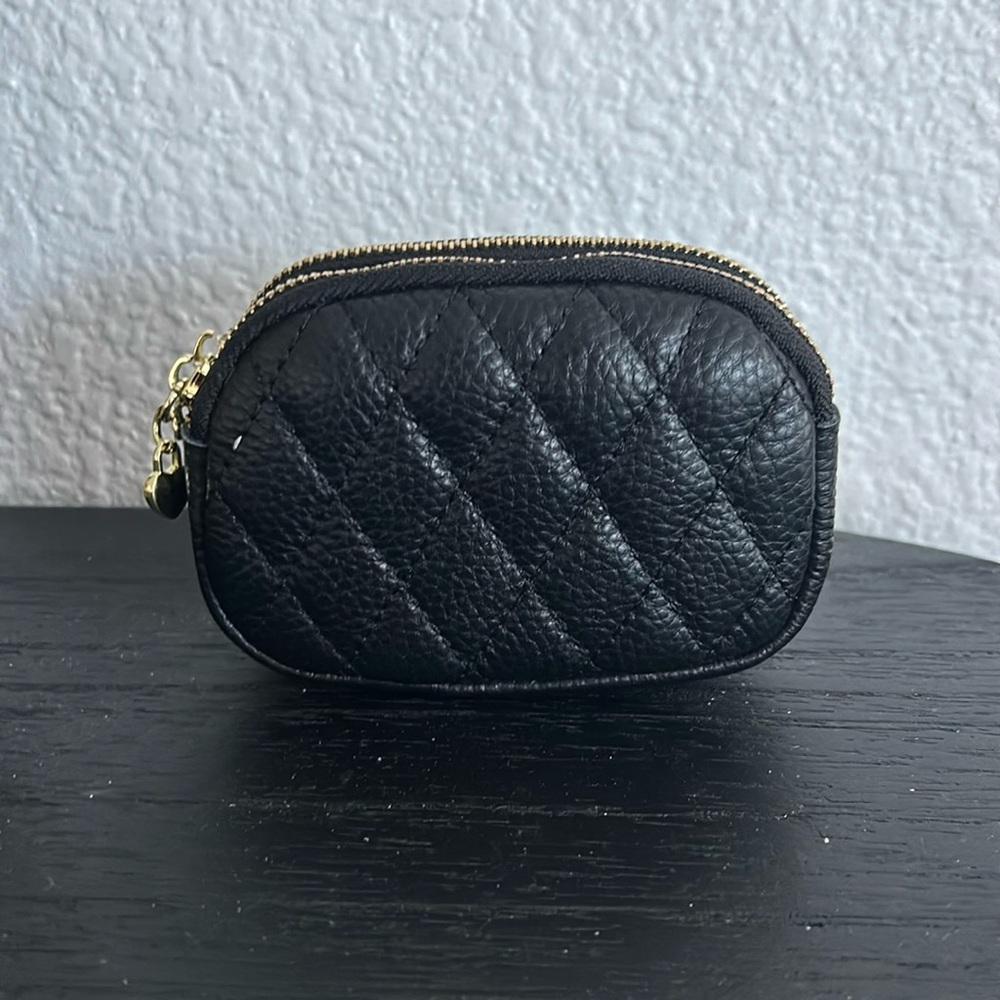 New Never Used Two Zippered Coin Purse Wallet